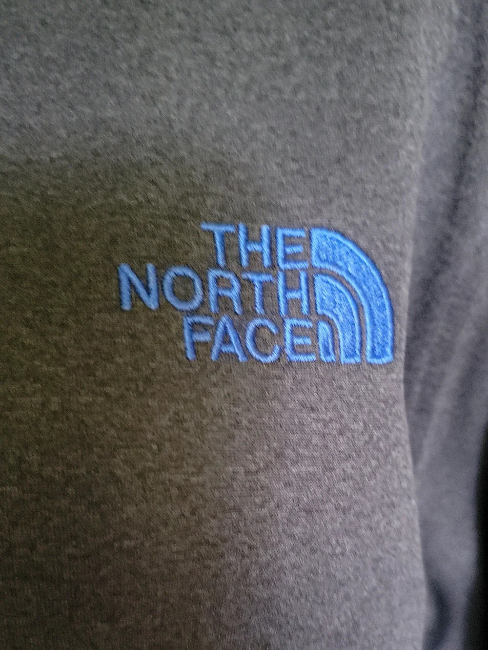 The North Face Black Jacket with Blue Accents